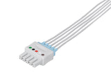 Mindray Compatible Reusable ECG Lead Wire - 5 Leads Grabber - Pluscare Medical LLC