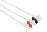 Mindray Compatible Reusable ECG Lead Wire - 3 Leads Neonate Grabber - Pluscare Medical LLC