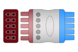 GE/Marquette V Compatible Reusable ECG Lead Wire - 5 Leads Grabber - Pluscare Medical LLC
