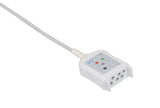 Nihon Kohden Compatible ECG Trunk cable - 5 Leads/Nihon Kohden 6-pin - Pluscare Medical LLC