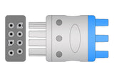 Nihon Kohden BR-903 Compatible Reusable ECG Lead Wire - 3 Leads Snap - Pluscare Medical LLC