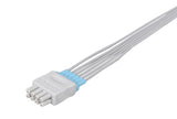 Nihon Kohden BR-906 Compatible Reusable ECG Lead Wire - 6 Leads Grabber - Pluscare Medical LLC