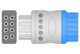 Nihon Kohden BR-906 Compatible Reusable ECG Lead Wire - 6 Leads Grabber - Pluscare Medical LLC