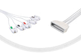 Philips MX40 Compatible Disposable ECG Lead Wires 5 Leads Grabber Box of 10