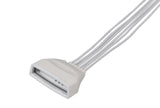 Philips MX40 Compatible Reusable ECG Lead Wire - 6 Leads Grabber - Pluscare Medical LLC