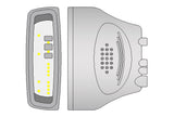 Philips MX40 with SpO2  Compatible Reusable ECG Lead Wire - 3 Leads Snap - Pluscare Medical LLC