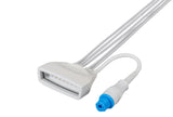 Philips MX40 with SpO2  Compatible Reusable ECG Lead Wire - 5 Leads Grabber - Pluscare Medical LLC