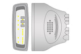 Philips MX40 with SpO2  Compatible Reusable ECG Lead Wire - 5 Leads Snap - Pluscare Medical LLC
