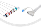 Philips MX40 with SpO2  Compatible Reusable ECG Lead Wires 6 Leads Grabber