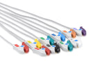 Philips Compatible Diagnostic ECG Cardiography shielded - 10 Leads Grabber - Pluscare Medical LLC