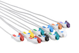 Quinton Compatible EKG Lead Wire - Grabber End - Pluscare Medical LLC