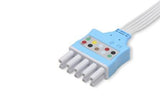 Spacelabs Compatible Disposable ECG Lead Wire - 5 Leads Grabber Box of 10 - Pluscare Medical LLC