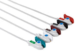 Spacelabs Compatible Reusable ECG Lead Wire - 5 Leads Grabber - Pluscare Medical LLC