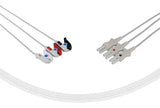 Spacelabs Compatible Reusable ECG Lead Wire - 3 Leads Grabber - Pluscare Medical LLC