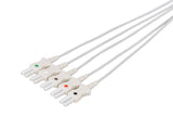 Spacelabs Compatible Reusable ECG Lead Wire - 5 Leads Grabber - Pluscare Medical LLC