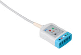Fukuda Compatible ECG Trunk cable - 5 Leads/Siemens 5-pin - Pluscare Medical LLC