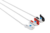 Siemens Compatible Reusable ECG Lead Wire - 3 Leads Grabber - Pluscare Medical LLC