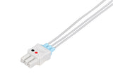Siemens Compatible Reusable ECG Lead Wire - 3 Leads Snap - Pluscare Medical LLC