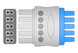 Siemens Compatible Reusable ECG Lead Wire - 5 Leads Grabber - Pluscare Medical LLC