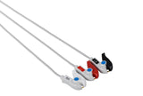 Siemens Compatible Reusable ECG Lead Wire - 3 Leads Grabber - Pluscare Medical LLC