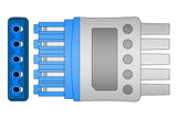 Siemens CT Compatible Reusable ECG Lead Wire - 5 Leads Grabber - Pluscare Medical LLC