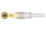 Mindray Compatible Temperature Adapter Cable - Rectangular Dual Pin Connector 10ft - Pluscare Medical LLC