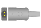 Philips Compatible Temperature Adapter Cable - Rectangular Dual Pin Connector 10ft - Pluscare Medical LLC