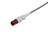 Philips Compatible Temperature Adapter Cable - Female Mono Plug Connector 1ft - Pluscare Medical LLC
