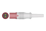Philips Compatible Temperature Adapter Cable - Female Mono Plug Connector 1ft - Pluscare Medical LLC