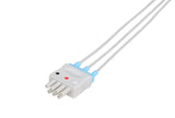 Mindray Compatible ECG Telemetry cable - 3 Leads Snap - Pluscare Medical LLC
