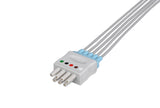 Mindray Compatible ECG Telemetry cable - 5 Leads Snap - Pluscare Medical LLC