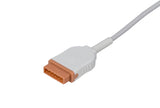 Marquette Compatible Temperature Adapter Cable - Female Mono Plug Connector 10ft - Pluscare Medical LLC