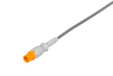 Mindray Compatible Temperature Adapter Cable - Rectangular Dual Pin Connector 10ft - Pluscare Medical LLC