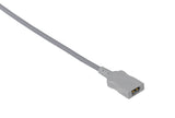 Mindray Compatible Temperature Adapter Cable - Female Mono Plug Connector 10ft - Pluscare Medical LLC