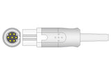 Siemens Compatible Temperature Adapter Cable - Female Mono Plug Connector 1ft - Pluscare Medical LLC