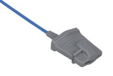 Solaris Compatible Reusable SpO2 Sensor 10ft - Adult Soft - Pluscare Medical LLC