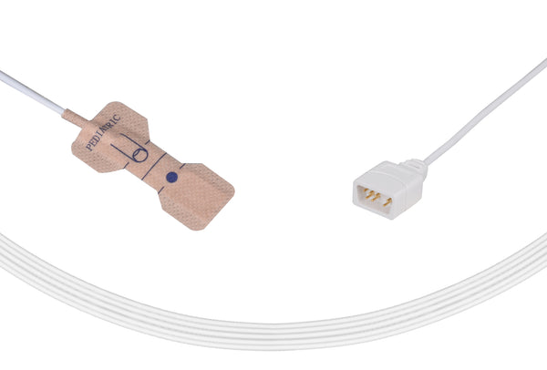 Nonin Compatible Disposable SpO2 Sensor Adhesive Textile - 6000CP/7000P Pediatric (10-50Kg) Box of 24pcs