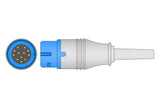Comen Compatible Reusable SpO2 Sensor 10ft - All types of patients Multi-site - Pluscare Medical LLC