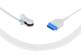 Marquette-OXIMAX Compatible Reusable SpO2 Sensor 10ft - Adult Ear Clip - Pluscare Medical LLC