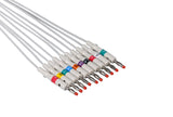 Welch Allyn Compatible EKG Lead Wire - 4mm Banana End - Pluscare Medical LLC
