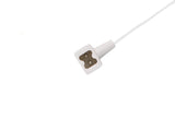 Draeger Compatible Disposable Temperature Probe - Neonate Skin 5ft White???Box of 10 - Pluscare Medical LLC