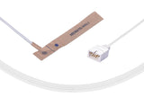 MEK Compatible Disposable SpO2 Sensor Adhesive Textile  - Neonate (<3Kg) or Adult (>40Kg) Box of 24pcs - Pluscare Medical LLC