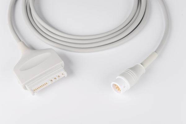 Philips Compatible ECG Trunk Cable - MX40 Connector - Pluscare Medical LLC