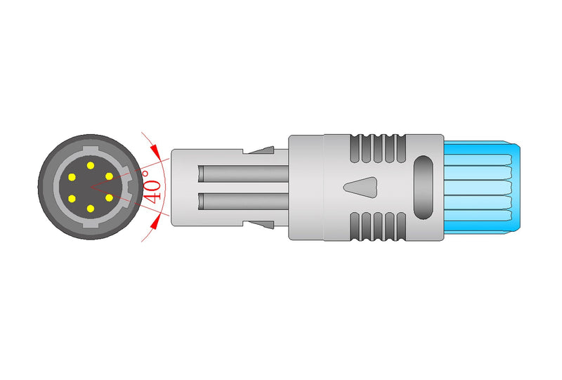 Mindray Compatible Reusable SpO2 Sensor 10ft  - Pediatric Finger - Pluscare Medical LLC