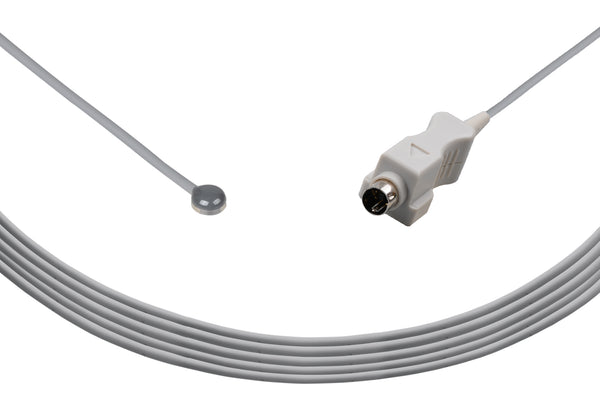 Drager Compatible Reusable Temperature Probes - Pediatric Skin Sensor 10ft