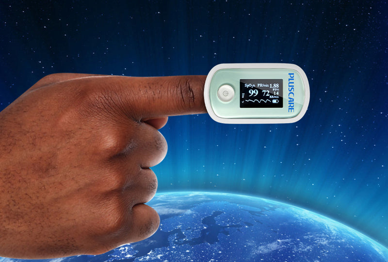 High-definition OLED Display Fingertip Pulse Oximeter - Pluscare Medical LLC