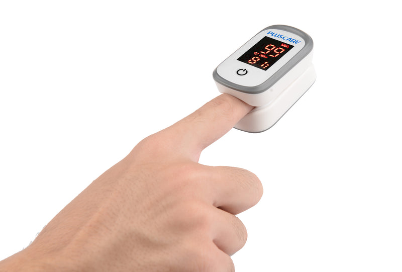 Red LED Display Fingertip Pulse Oximeter - Pluscare Medical LLC