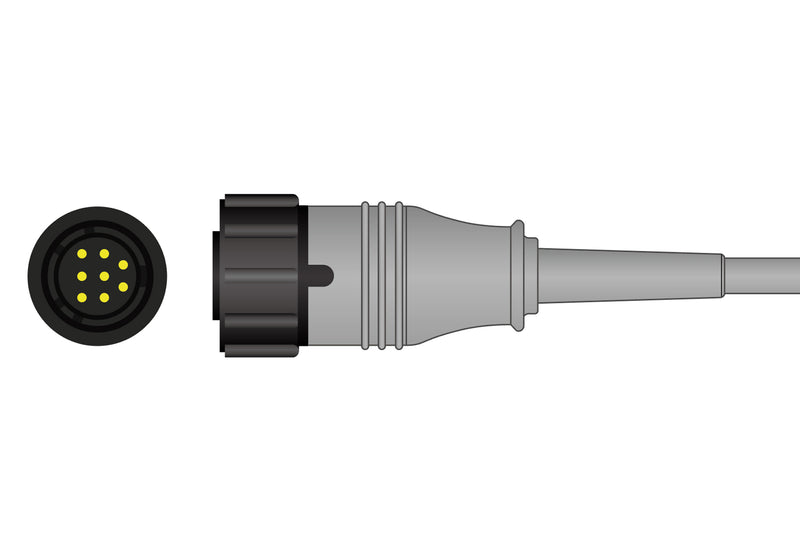 GE-MARQUETTE 8-PIN Compatible IBP Adapter Cable - Utah Connector - Pluscare Medical LLC