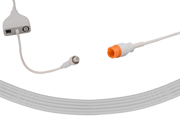 Philips Compatible Cardiac Output Cable - M1643A - 4.8M(16FT) - Pluscare Medical LLC