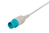 Nihon Kohden Compatible One Piece Reusable ECG Cable - 3 Leads Snap - Pluscare Medical LLC